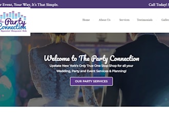 build party rental website ,photo booth website,event rental with online booking