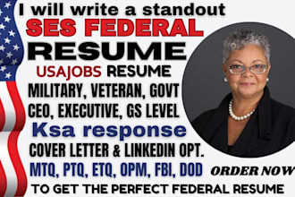 write federal government resume military, veteran ksa response for usajobs, CEO