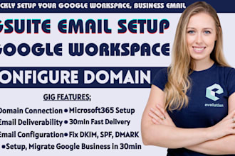 quickly fix, setup g suite, google workspace business email, dns, email in 30min