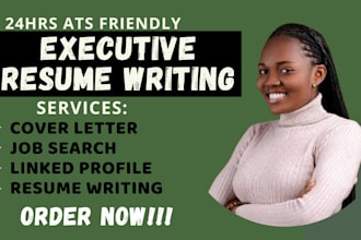 do executive resume editing, CEO resume writing with ats resume and cover letter