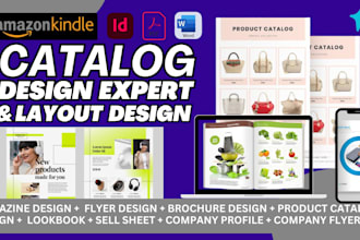 design product catalog product catalogue sell sheet look book magazine brochure
