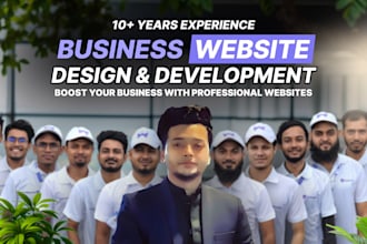 design and develop a responsive, SEO friendly professional business website
