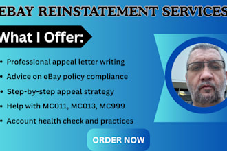 help recover your suspended ebay account with professional appeal