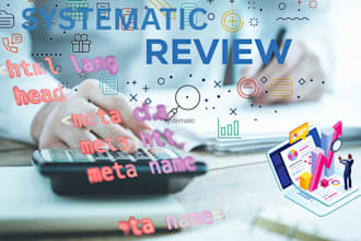 conduct systematic review, meta analysis