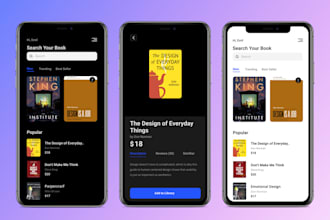 develop ai ebook, reader app, bookstore marketplace app, ai book learning app