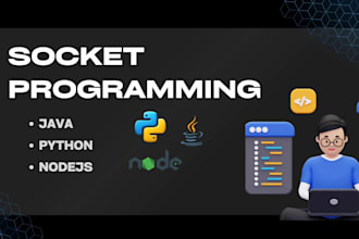 do socket programming and networking udp tcp in c cpp java python js, os, cuda