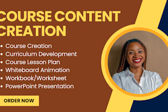 write online course, design workbook, whiteboard video courses and curriculum