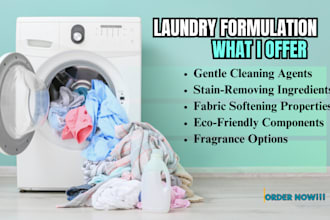 be your chemist to formulate laundry, cleaning and  detergent products
