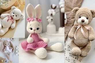 write amigurumi crochet pattern, toys crochet pattern, patterns knitting esty