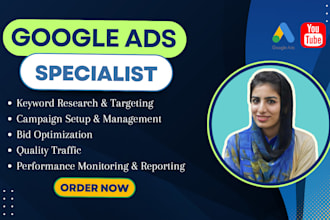 setup, manage, optimize google ads adwords PPC campaigns