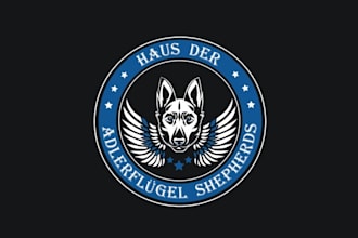 make genuine german shepherd dog logo