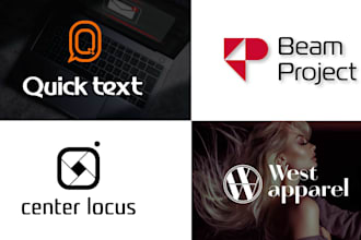 design a modern minimalist and monogram logo