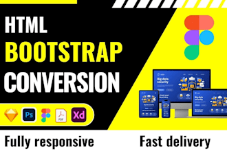 figma to html psd to html tailwind css html css website clone website
