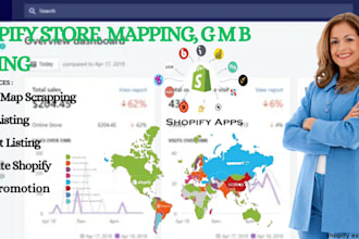 do web scraping, data collection, extract mining map, shopify product