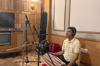 record indian instruments for your music composition