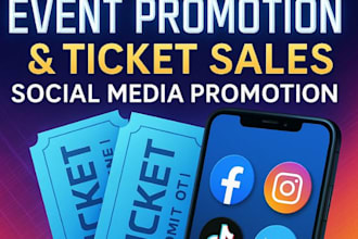do eventbrite promotion event ticket sale social media facebook promotion ticket