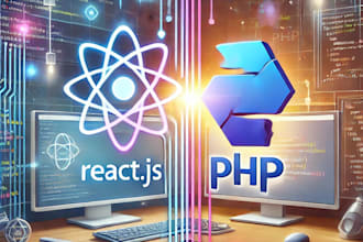 seamlessly integrate react frontend with PHP backend