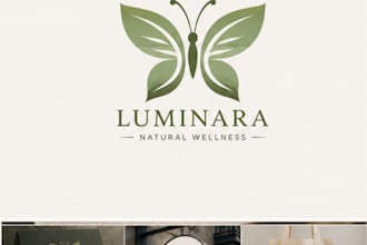 design a unique business logo with creative symbolism