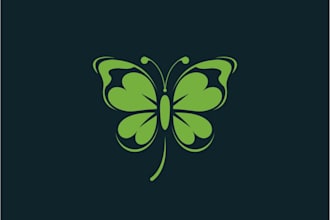 create a simple company logo with a combination of images