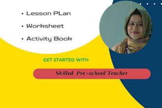 create engaging lesson plans, tracing sheets, and worksheets for preschool