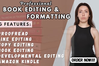 copy edit, line edit, and proofread your fiction and nonfiction book publishing
