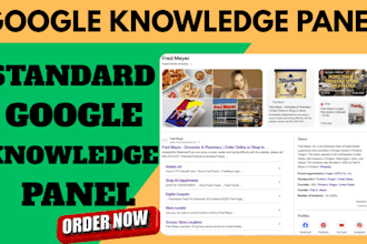 create google knowledge panel or knowledge graph