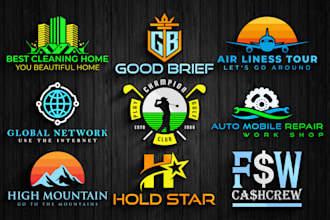 create a modern minimalist memorable 3d logo design