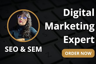 do complete digital marketing for website with SEO and SEM