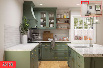 do realistic virtual staging, virtual furniture and virtual renovation