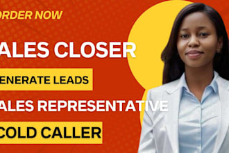 be your online sales rep sales closer representative to appointment setting