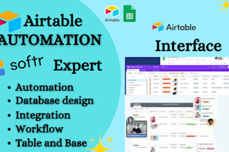do airtable expert, airtable automation, airtable interfaces design and scripts