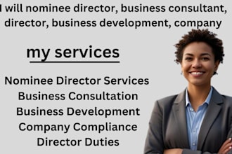 nominee director, business consultant, director, business development