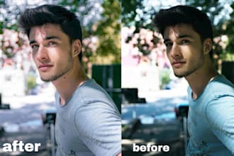 color grade any your photo with retouching
