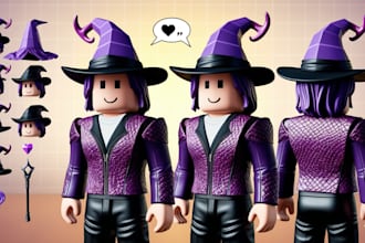 create 3d characters for your roblox r15 r6 or unity game