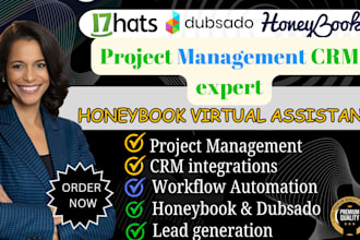 set honeybook automation dubsado 17hats project management workflow