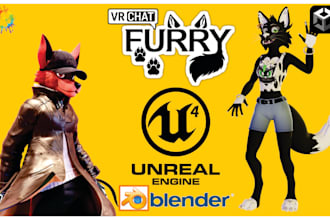 create a custom nsfw fursona, furry avatar for vrchat