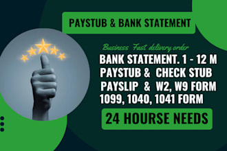 do adp paystub, pay stubs, check stubs and w2 w3 w9 1041 1099 for you