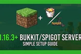 do costume minecraft server plugin in java, spigot, bukkit