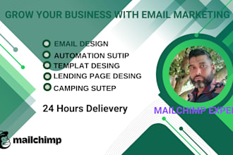 mailchimp landing page high level automations
