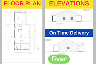 create detailed floor plans and elevations in 2d autocad