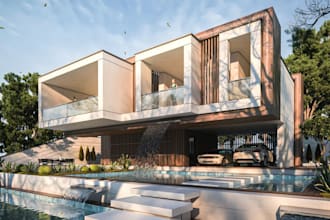 do 3d house exterior design,interior design,and 3d rendering