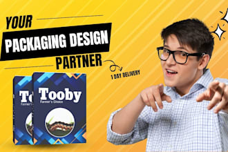 create unique, professional box packaging for brand