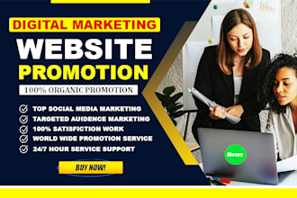 promote your business website amazon product online store book blog or any link