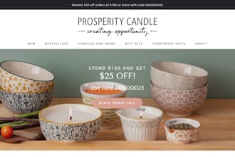 design a candle shopify store candle store candle website candle shopify store