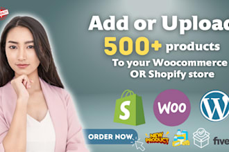 add or upload products to your woocommerce or shopify store