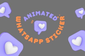 design your animated whatsapp sticker