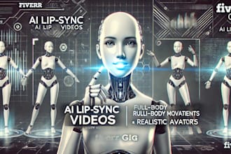 create ai lip sync videos with full body movements of realistic ai avatars