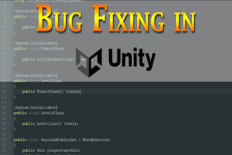 bugs fixing or add new features to your unity game, 2d 3d multiplayer ludo game