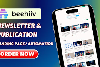 setup beehiiv newsletter, beehive landing page design beehiiv ai newsletter