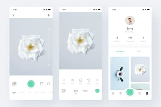 develop camera app, photo editing app, video editing app, cctv app